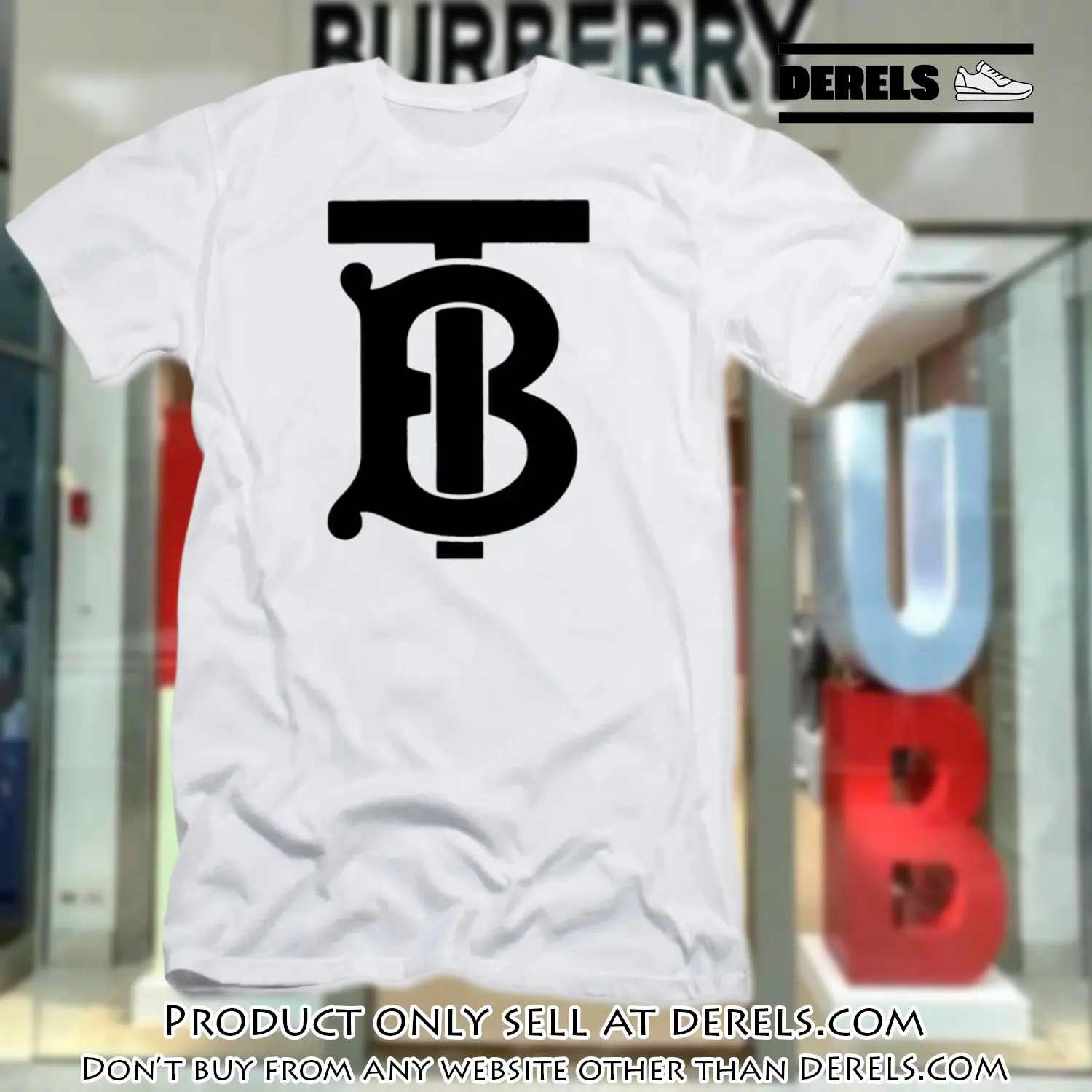 Burberry logo white luxury brand tshirt gift for men women special gift dr2331787